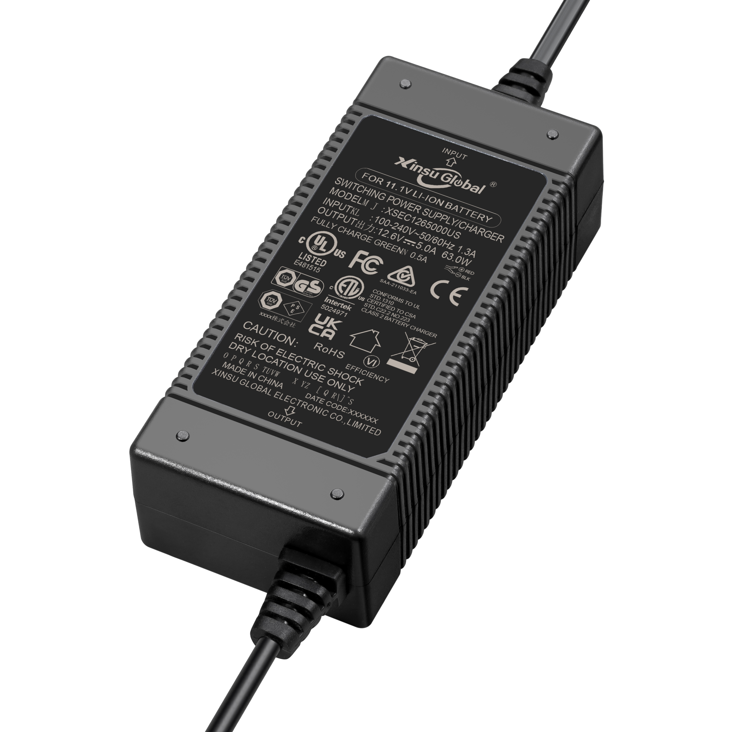 12.6V5A锂电池充电器C8桌面式 Li-ion Battery Charger 